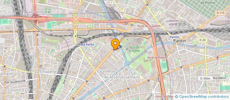 localisation de l'entreprise COMPTOIR ALIMENTAIRE MEDITERRANEEN à PARIS