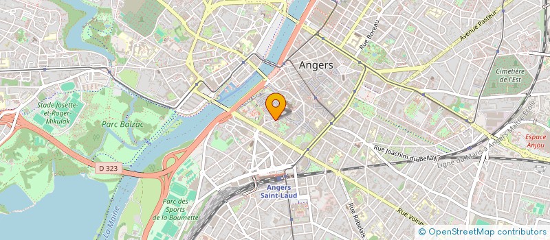 localisation de l'entreprise COMPTOIR ANGEVIN DE L'OR à ANGERS