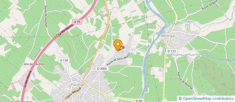 localisation de l'entreprise COMPTOIR APICOLE LANGUEDOCIEN à PAULHAN