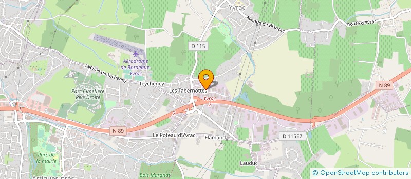 localisation de l'entreprise COMPTOIR ARTISANAL D AQUITAINE à YVRAC