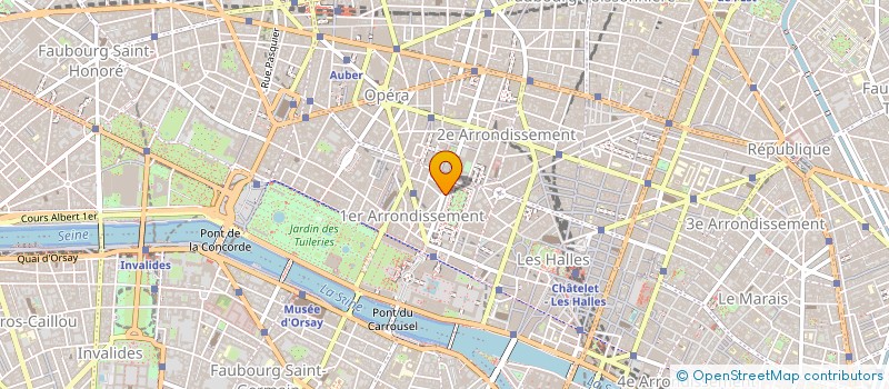 localisation de l'entreprise COMPTOIR ARVERNE à PARIS