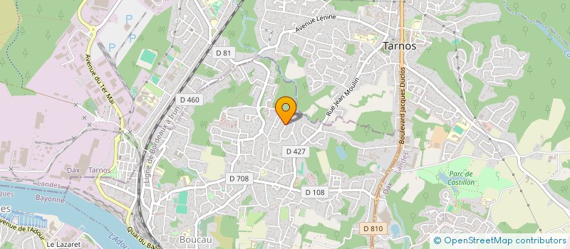 localisation de l'entreprise COMPTOIR ATL DISTRIBUT AUTOMAT RAPIDE à BOUCAU
