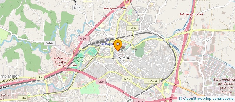 localisation de l'entreprise COMPTOIR AUBAGNAIS DES VIANDES ISLAMIQUE à AUBAGNE