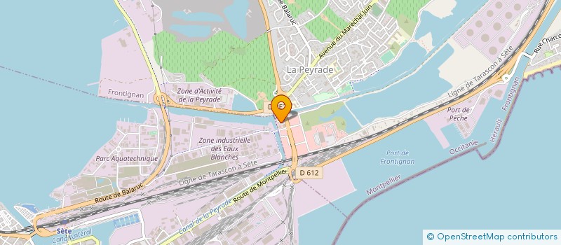 localisation de l'entreprise COMPTOIR AUTO ACCESSOIRE SERVICE à FRONTIGNAN