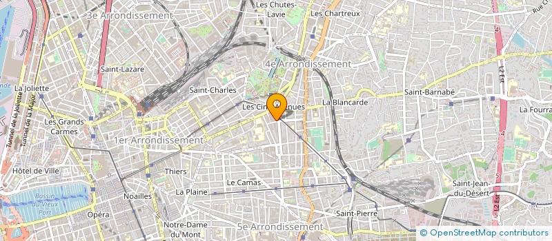 localisation de l'entreprise COMPTOIR BARRAU à MARSEILLE
