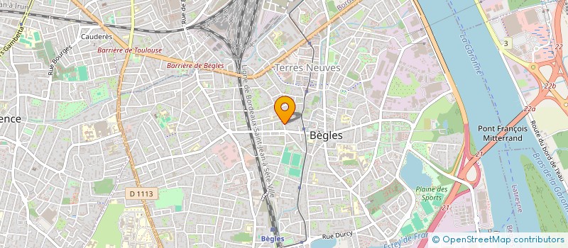 localisation de l'entreprise COMPTOIR BEGLAIS DE REPARATION à BEGLES