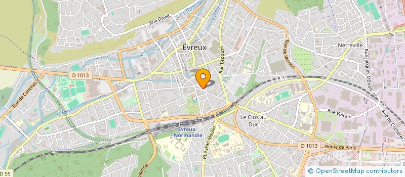 localisation de l'entreprise COMPTOIR BIEN ETRE DISTRIBUTION à EVREUX