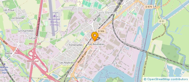 localisation de l'entreprise COMPTOIR BIO DU MACONNAIS à MACON