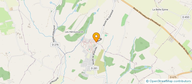 localisation de l'entreprise COMPTOIR BOIS ET MATERIAUX DANESTAL à DANESTAL