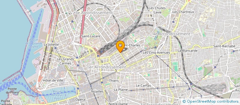 localisation de l'entreprise COMPTOIR BONNETERIES MERIDIONALES à MARSEILLE