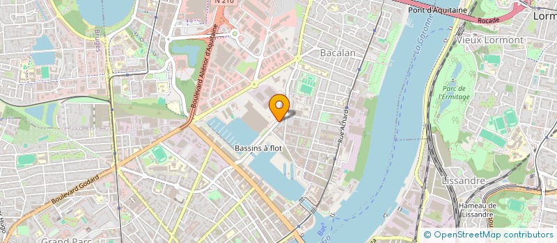localisation de l'entreprise COMPTOIR BORDELAIS DU BOIS à BORDEAUX