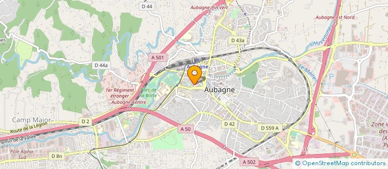 localisation de l'entreprise COMPTOIR BOUCHERIE LES COQUIERES à AUBAGNE