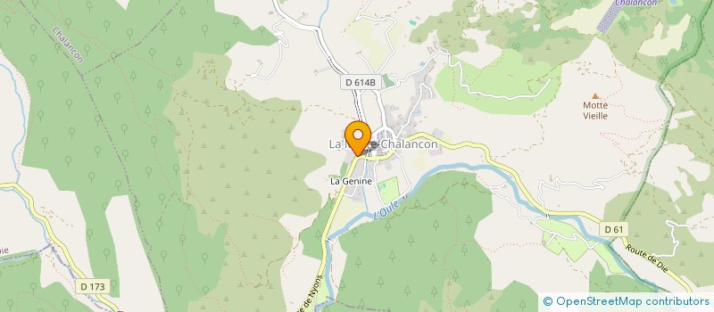 localisation de l'entreprise COMPTOIR BOURGUET  LA MOTTE-CHALANCON