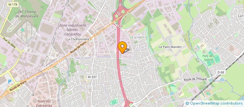 localisation de l'entreprise COMPTOIR BTP - REVIMAT ATLANTIQUE  SAINTE-LUCE-SUR-LOIRE