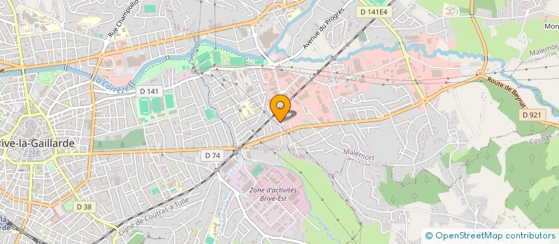 localisation de l'entreprise COMPTOIR CENTRAL BOISSONS LEONARD ET CIE à MALEMORT