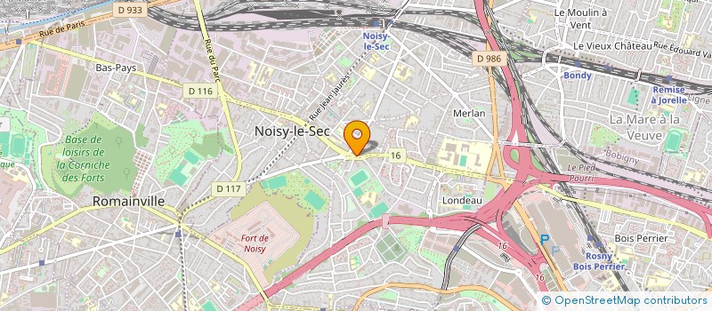localisation de l'entreprise COMPTOIR CENTRAL DEPANNAGE NOISEEN à NOISY-LE-SEC