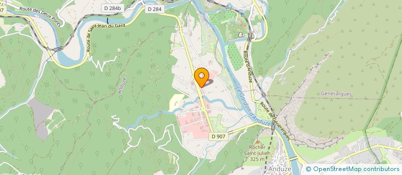 localisation de l'entreprise COMPTOIR CEVENOL DU BOIS à ANDUZE