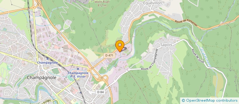 localisation de l'entreprise COMPTOIR CHAMPAGNOLAIS DES VIANDES  EQUEVILLON
