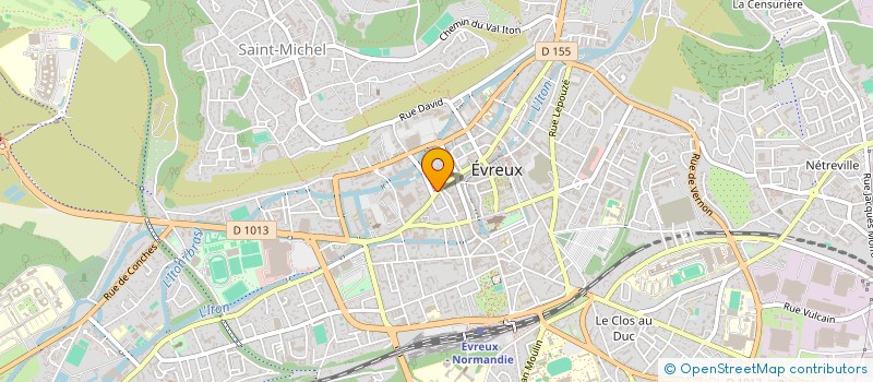localisation de l'entreprise COMPTOIR CHANGE ET OR DE NORMANDIE à EVREUX