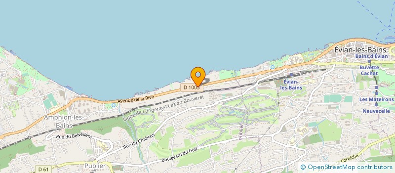 localisation de l'entreprise COMPTOIR COLONIAL D'ANTIQUITES  EVIAN-LES-BAINS