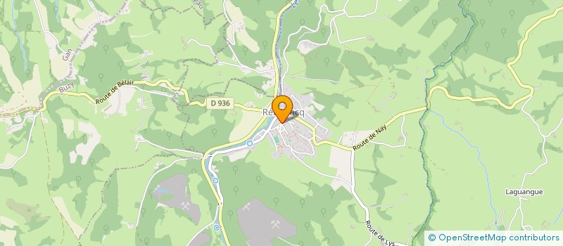 localisation de l'entreprise COMPTOIR COMMERCIAL D AQUITAINE  REBENACQ