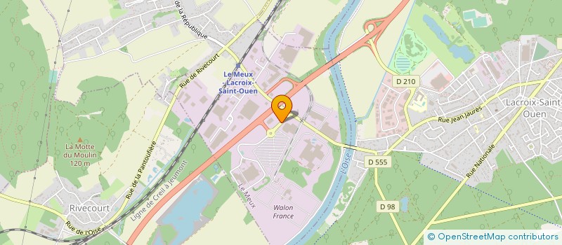 localisation de l'entreprise COMPTOIR COMMERCIAL DES LUBRIFIANTS à LE MEUX