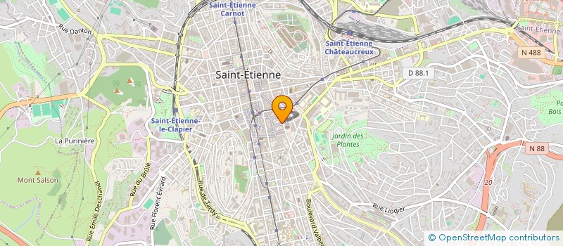 localisation de l'entreprise COMPTOIR COMMERCIAL OUTILLAGE DU CENTRE à SAINT-ETIENNE