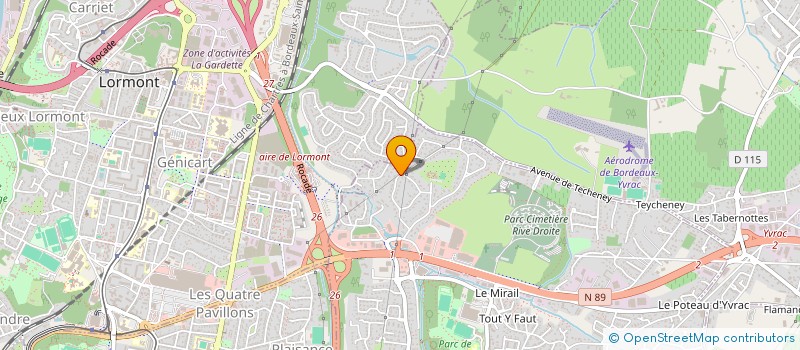 localisation de l'entreprise COMPTOIR CONFORT CLIMAT à ARTIGUES-PRES-BORDEAUX