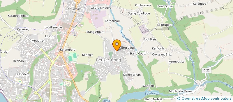 localisation de l'entreprise COMPTOIR CONSEILS ET FINANCES à CONCARNEAU