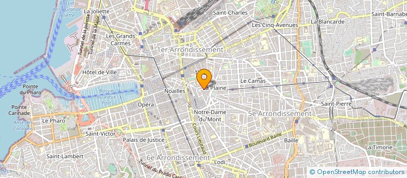 localisation de l'entreprise COMPTOIR COOPERATIF MARSEILLAIS à MARSEILLE