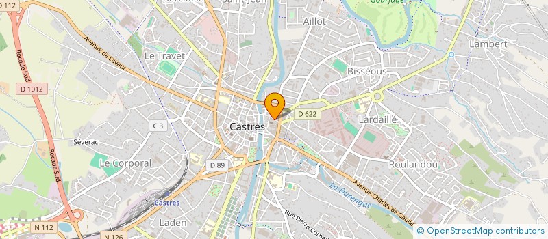 localisation de l'entreprise COMPTOIR D'ACHAT METAUX PRECIEUX CASTRES à CASTRES
