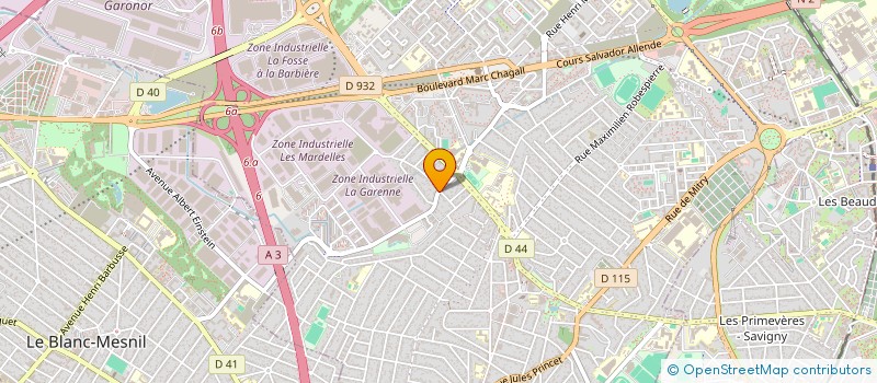 localisation de l'entreprise COMPTOIR D'ASIE à AULNAY-SOUS-BOIS