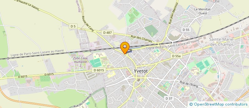 localisation de l'entreprise COMPTOIR D'ELECTRICITE DU PAYS DE CAUX à YVETOT