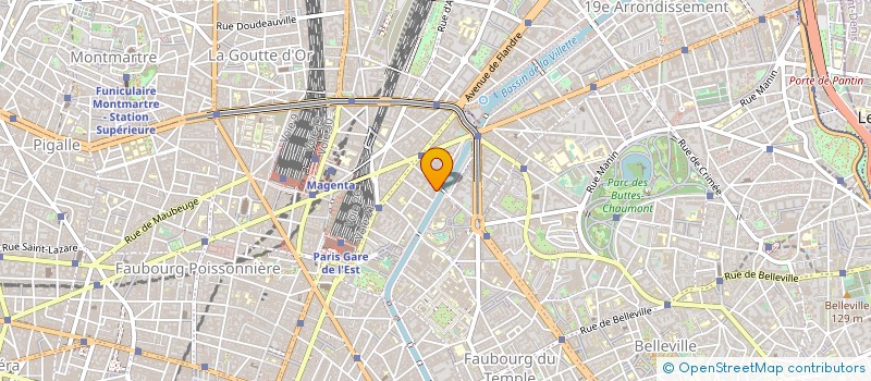 localisation de l'entreprise COMPTOIR D'ELECTRICITE VALMY à PARIS