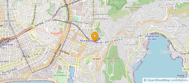localisation de l'entreprise COMPTOIR D'EQUIPEMENT SANITAIRE à NICE