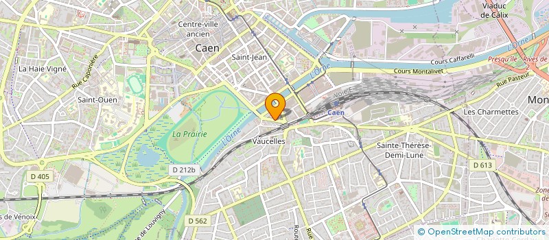localisation de l'entreprise COMPTOIR D'EQUIPEMENTS & MATERIELS CAEN à CAEN
