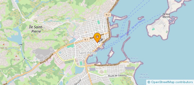 localisation de l'entreprise COMPTOIR D'IMPORTATION DES ALCOOLS  SAINT-PIERRE