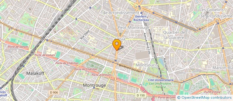 localisation de l'entreprise COMPTOIR D'ORLEANS à PARIS