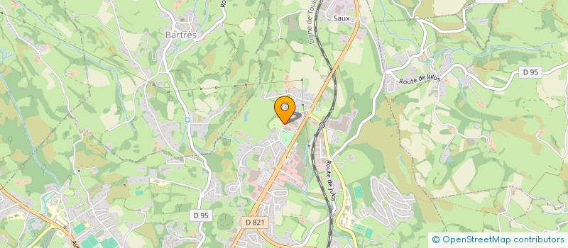 localisation de l'entreprise COMPTOIR DE CONFECTION PYRENEEN  LOURDES