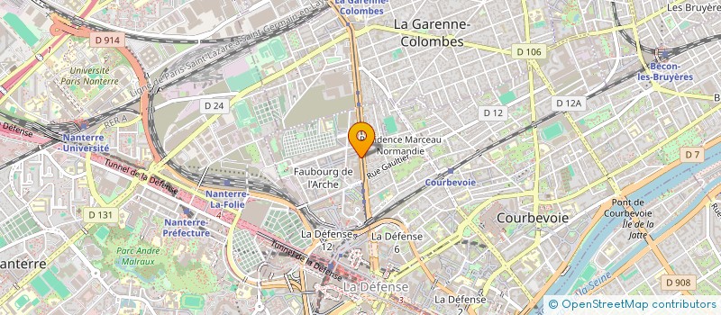 localisation de l'entreprise COMPTOIR DE DISTRIBUTION PARISIEN à COURBEVOIE