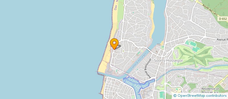 localisation de l'entreprise COMPTOIR DE L'ATLANTIQUE à SOORTS-HOSSEGOR
