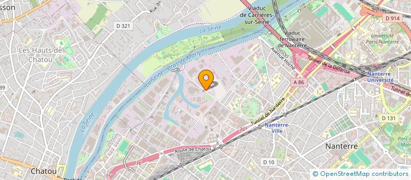 localisation de l'entreprise COMPTOIR DE L INDUSTRIE AUTOMOTRICE à NANTERRE