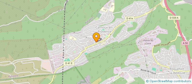 localisation de l'entreprise COMPTOIR DE L'INVESTISSEMENT IMMO à CARNOUX EN PROVENCE