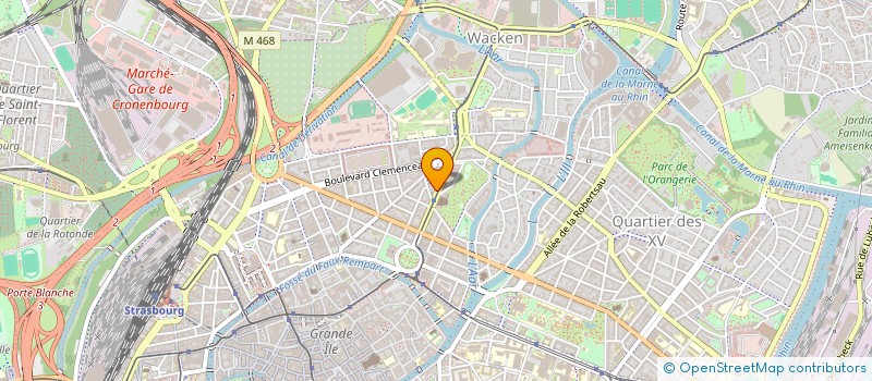localisation de l'entreprise COMPTOIR DE L OR à STRASBOURG