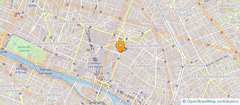 localisation de l'entreprise COMPTOIR DE LA CHAUSSURE à PARIS