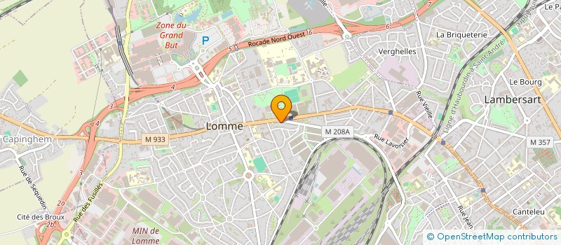 localisation de l'entreprise COMPTOIR DE LA COM ET GESTION à LILLE