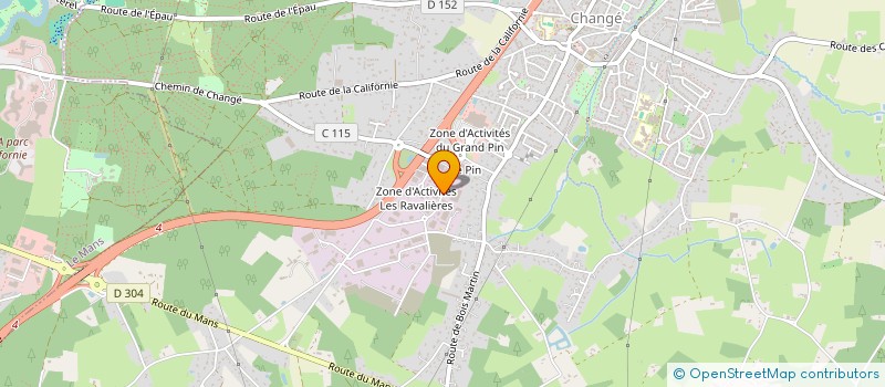 localisation de l'entreprise COMPTOIR DE LA DISTRIBUTION AUTOMATIQUE à CHANGE