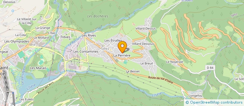 localisation de l'entreprise COMPTOIR DE LA FINITION & D'AMBIANCE  MONTMELIAN