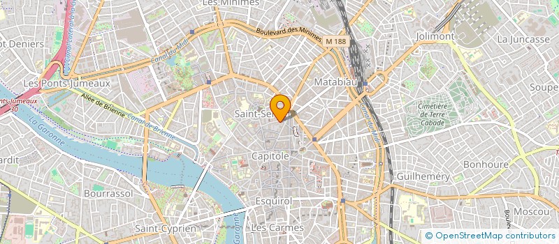 localisation de l'entreprise COMPTOIR DE LA LITERIE à TOULOUSE