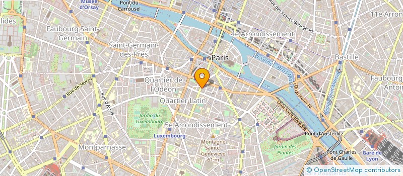 localisation de l'entreprise COMPTOIR DE LA MEDECINE à PARIS